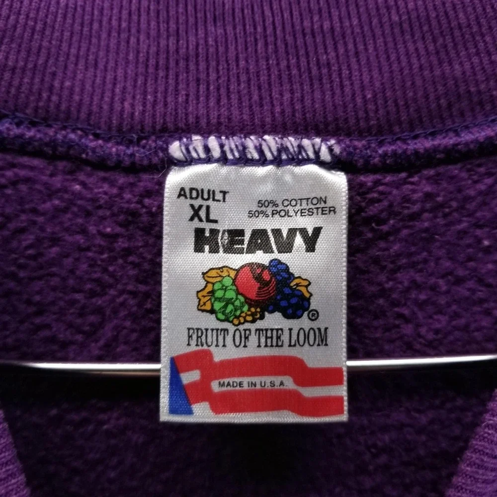VTG Minnesota Vikings‎ Sweatshirt Mens XL Purple NFL Football Crewneck 90s